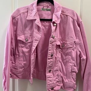 Pink Denim Jacket